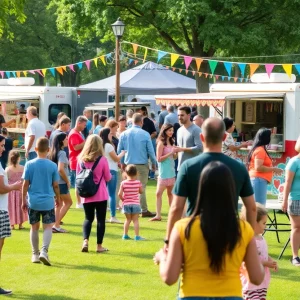 Families enjoying community events in Bluffton and Jasper County.