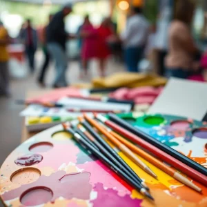 Colorful artist's palette representing creativity and legacy