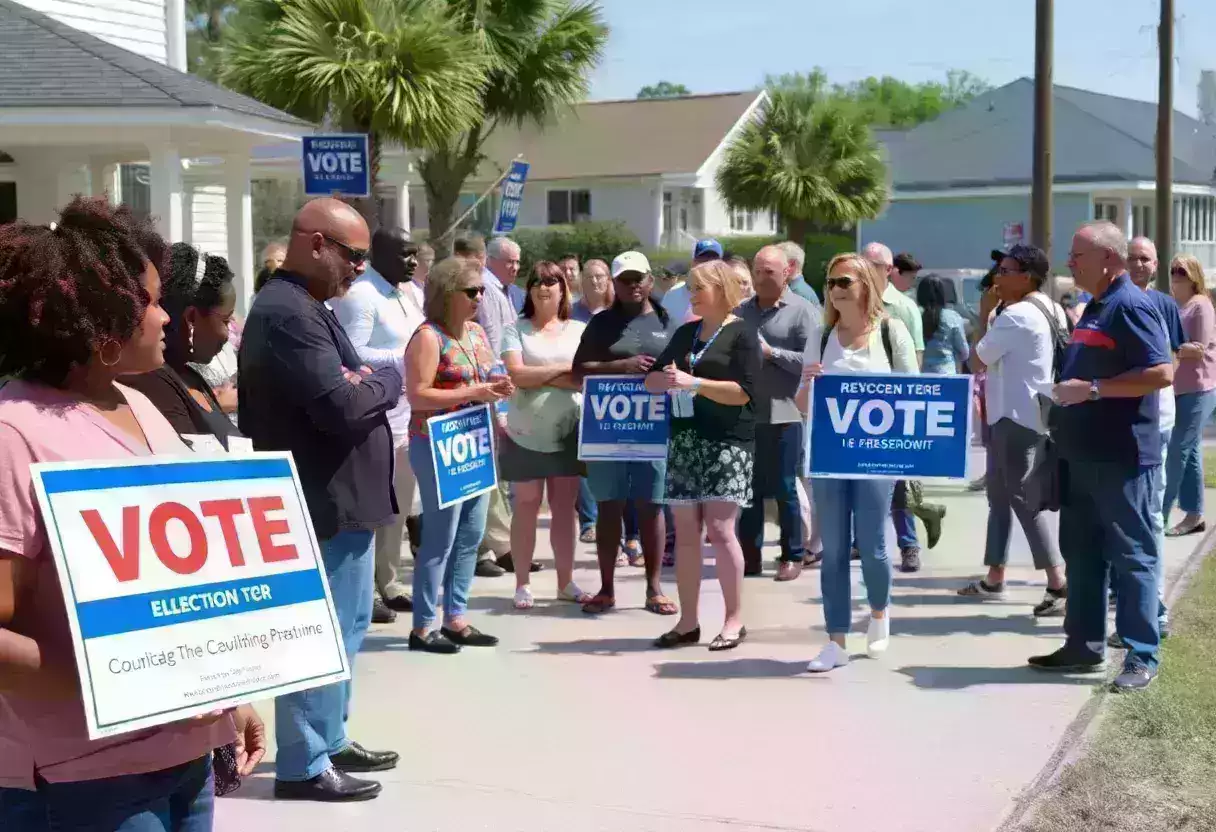 Community engagement during Beaufort County elections