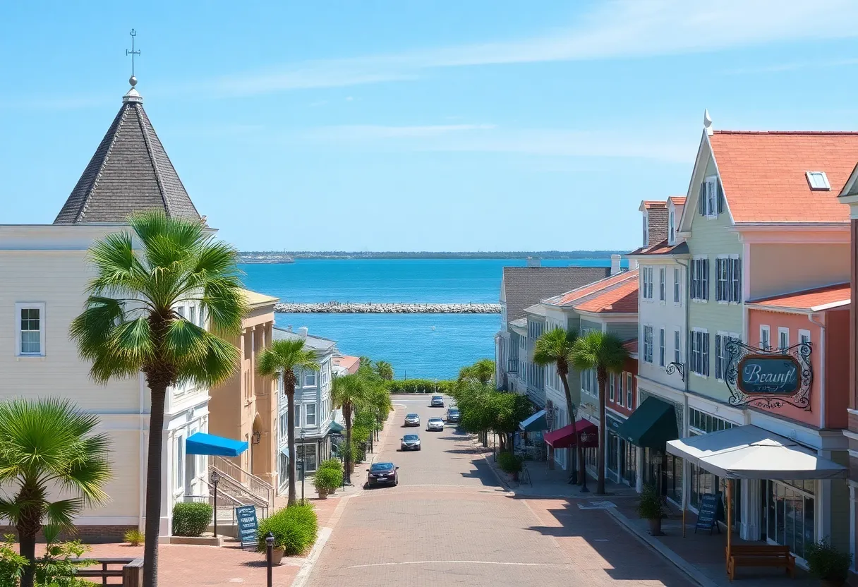 Historic Front Street in Beaufort, North Carolina