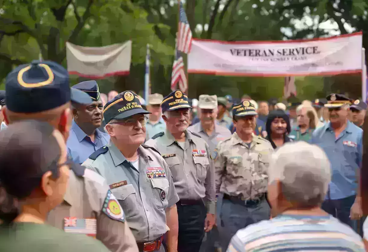 Ceremony honoring Beaufort veterans