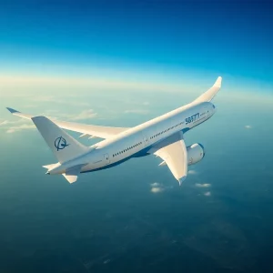 Boeing 787 Dreamliner in Flight