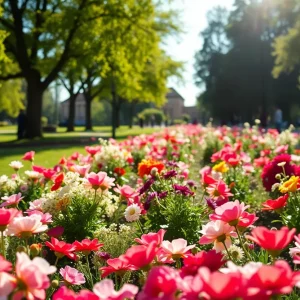 A peaceful community park in memory of a beloved community member.