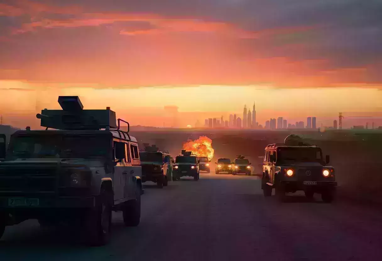 Military tensions in the Middle East between Israel and Iran