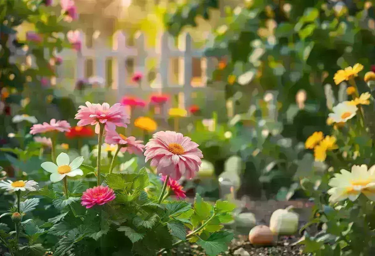 A beautiful garden representing love and community, inspired by the legacy of James L. Smithson.