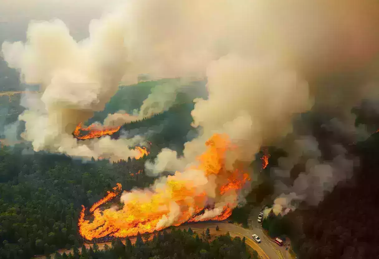 Wildfires in Carolina