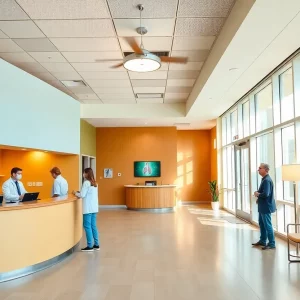 Reception area of Beaufort Memorial Pulmonary Specialists