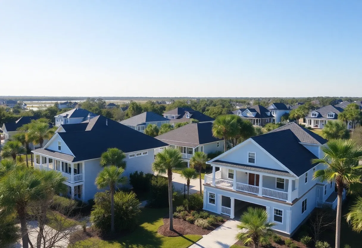 Residential homes in Beaufort, South Carolina