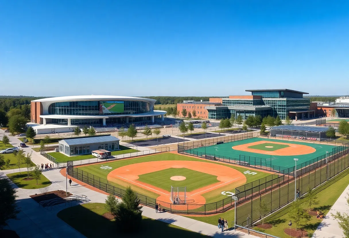 Concept design of Beaufort Sports Arena and athletic fields