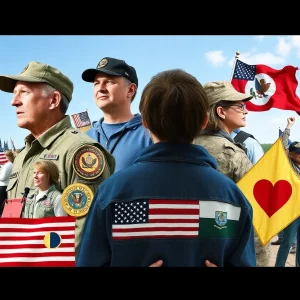 Collage of veterans highlighting service and resilience