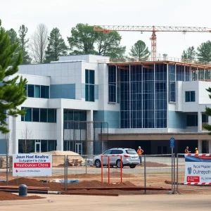 Construction site of Beaufort Veterans Outpatient Clinic