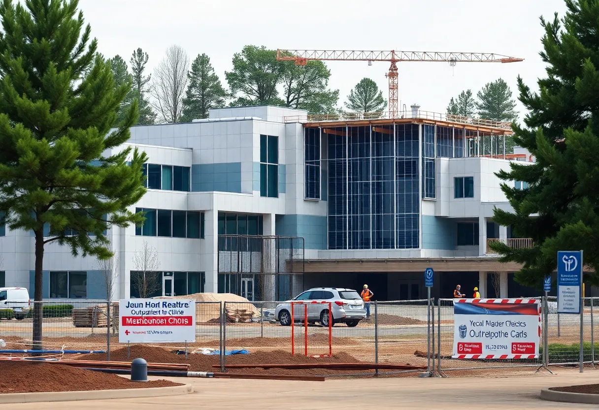 Construction site of Beaufort Veterans Outpatient Clinic