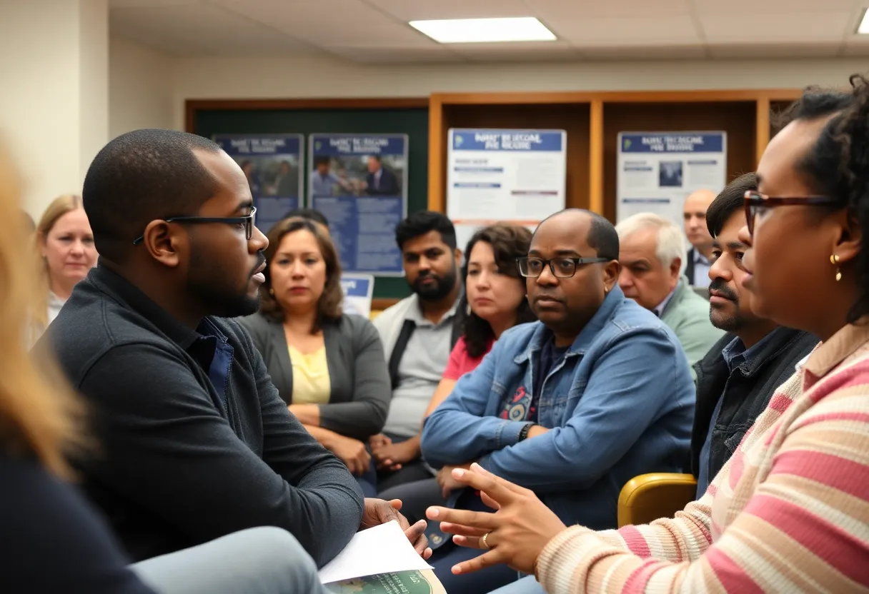 Residents expressing concern over the 287(g) immigration enforcement program