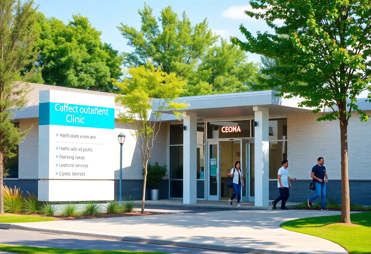 Rendering of the new outpatient clinic in Beaufort County SC