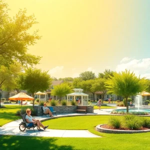 Residents enjoying a shaded area in Beaufort County during extreme heat
