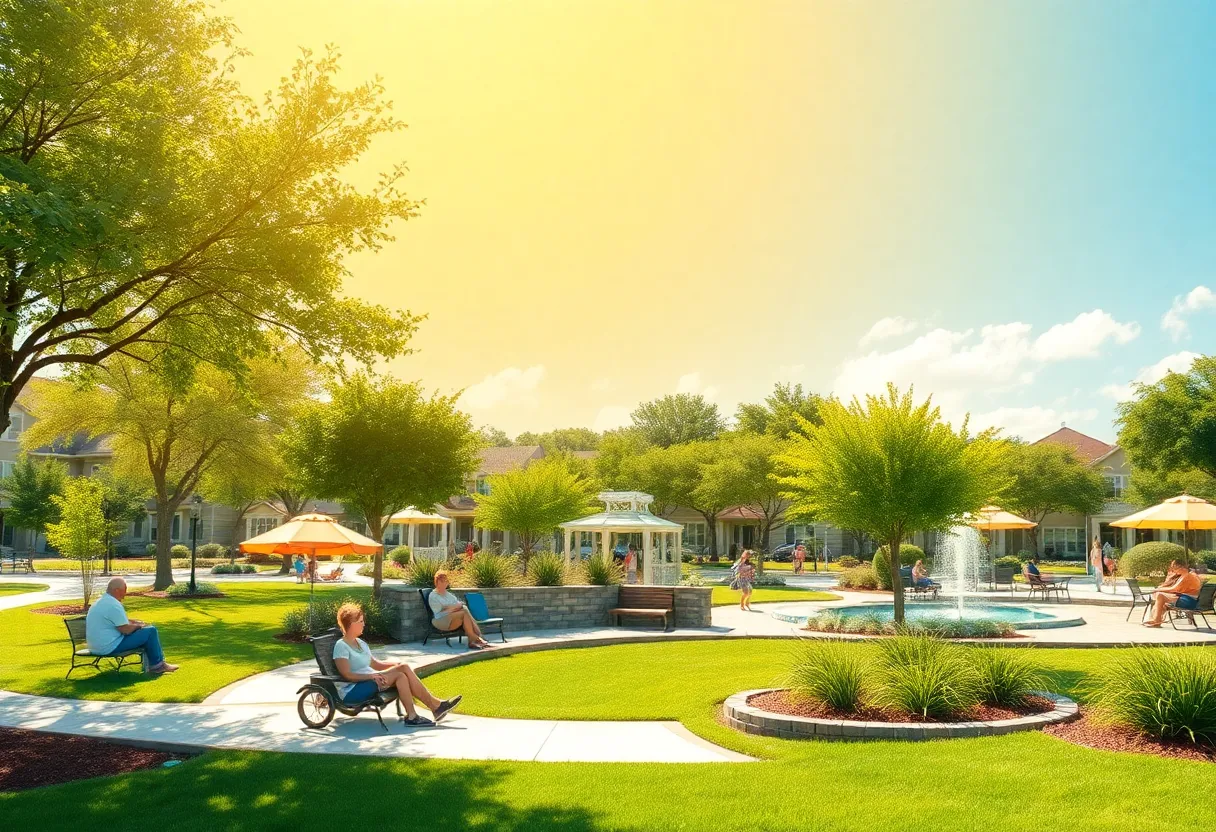 Residents enjoying a shaded area in Beaufort County during extreme heat