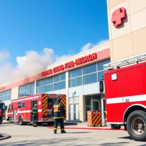 Emergency responders at Beaufort Memorial Pratt Emergency Center