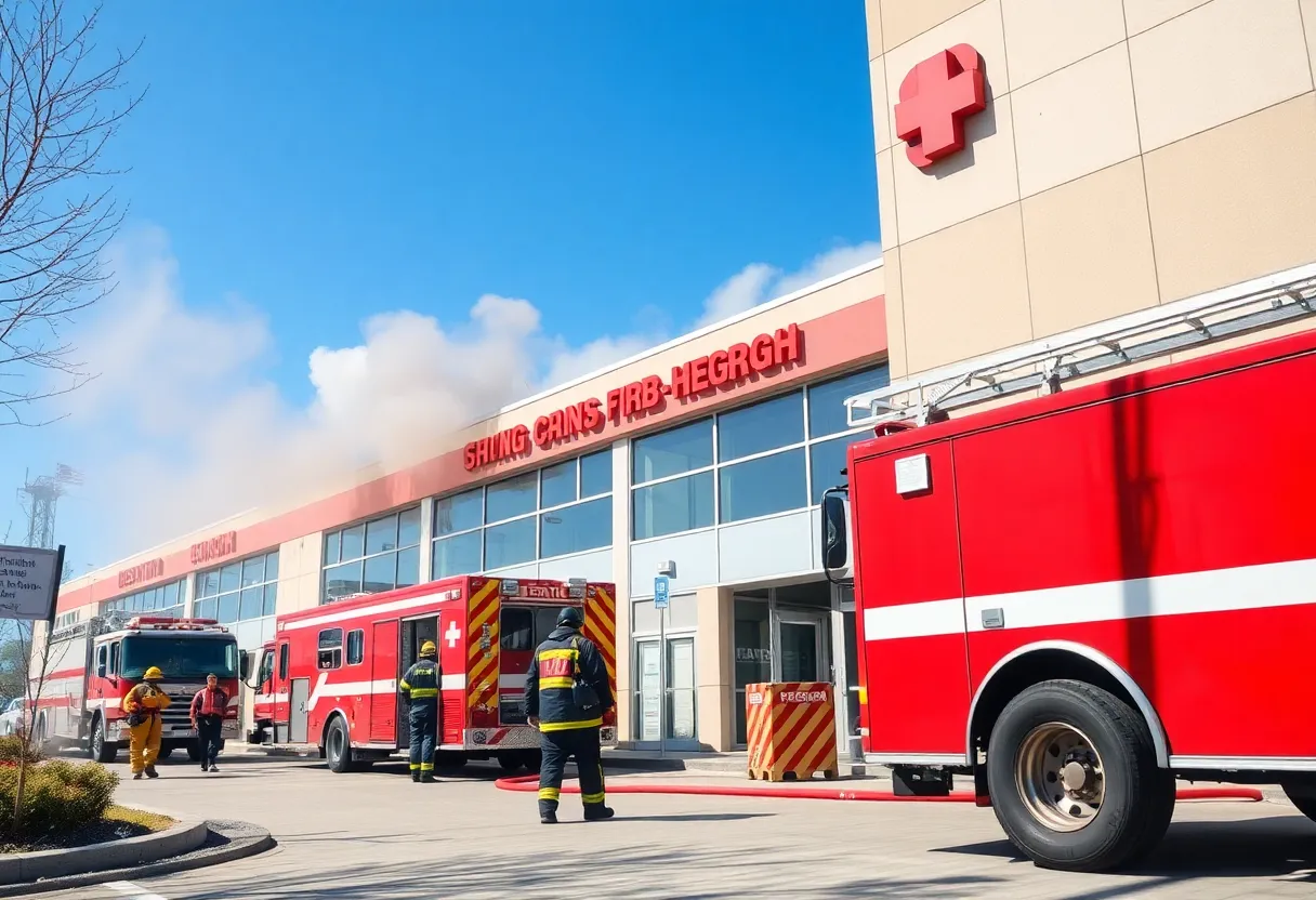 Emergency responders at Beaufort Memorial Pratt Emergency Center