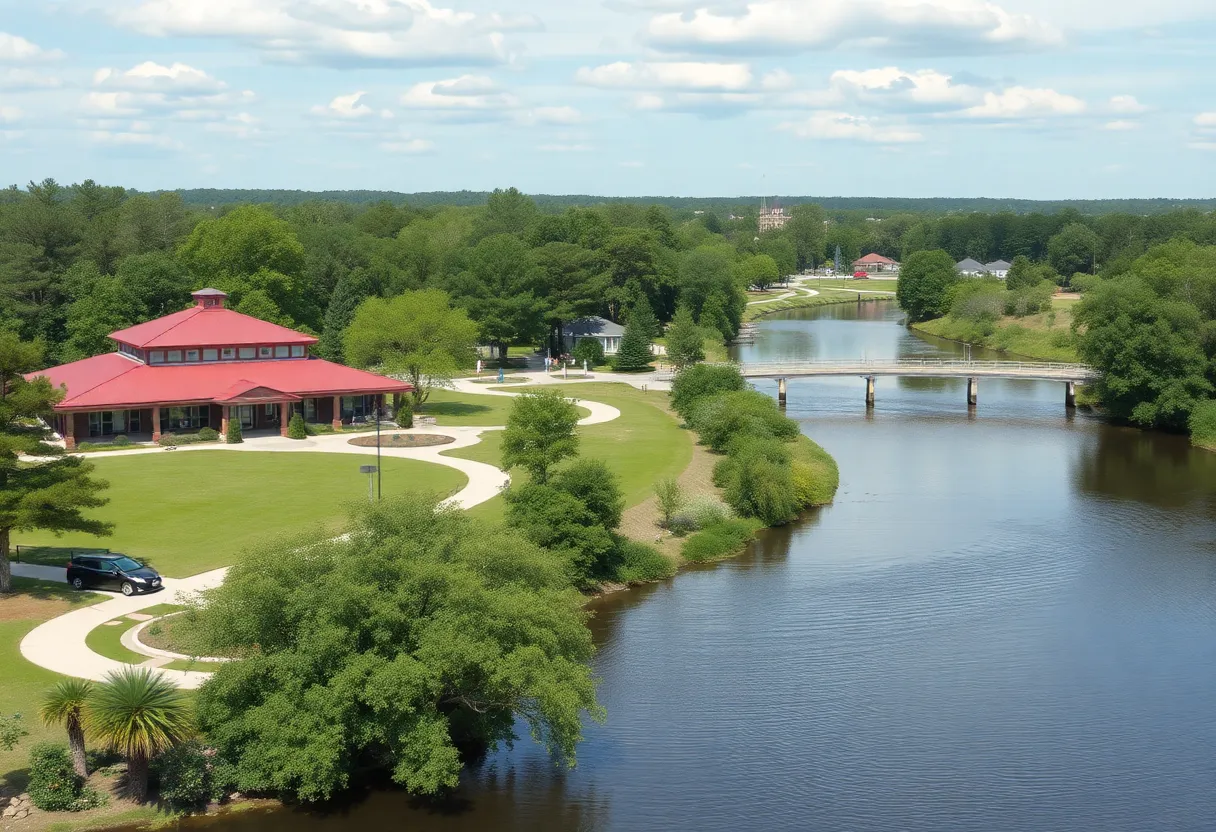 Scenic view of Florence, South Carolina, highlighting retiree-friendly amenities.