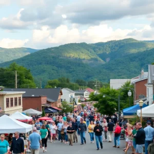 A charming small town in North Carolina with a friendly atmosphere