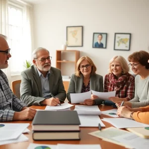 Families participating in a legal workshop for estate planning in Beaufort