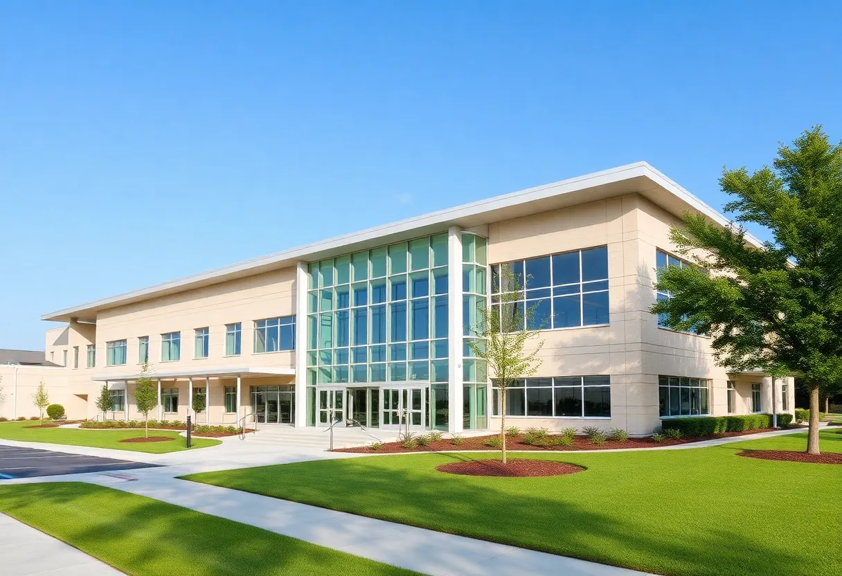 Artist's rendition of the new outpatient clinic for veterans in Beaufort County
