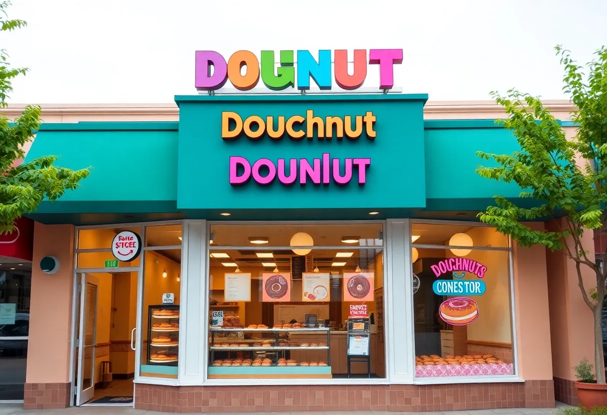 Exterior view of Parlor Doughnuts shop in Beaufort County