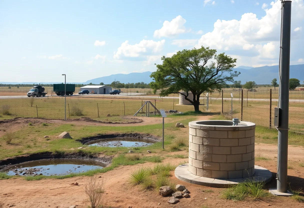 Community water wells test site near Marine Corps Air Station Beaufort