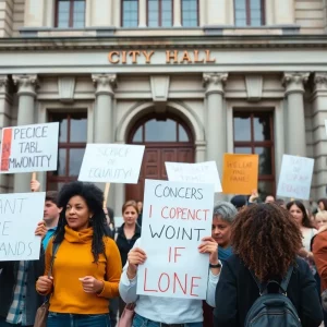 Protesters gathered in Beaufort to honor John Lewis and advocate for social justice.