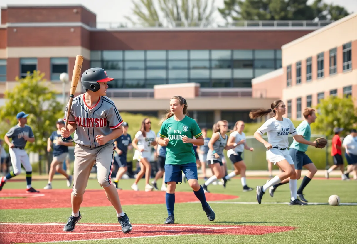Student-athletes from USCB competing in various sports
