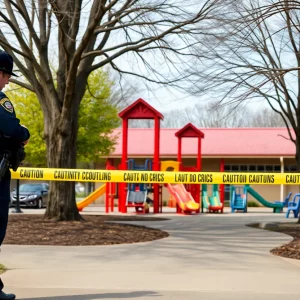 Law enforcement at Scott Hill Community Center following firearm incident