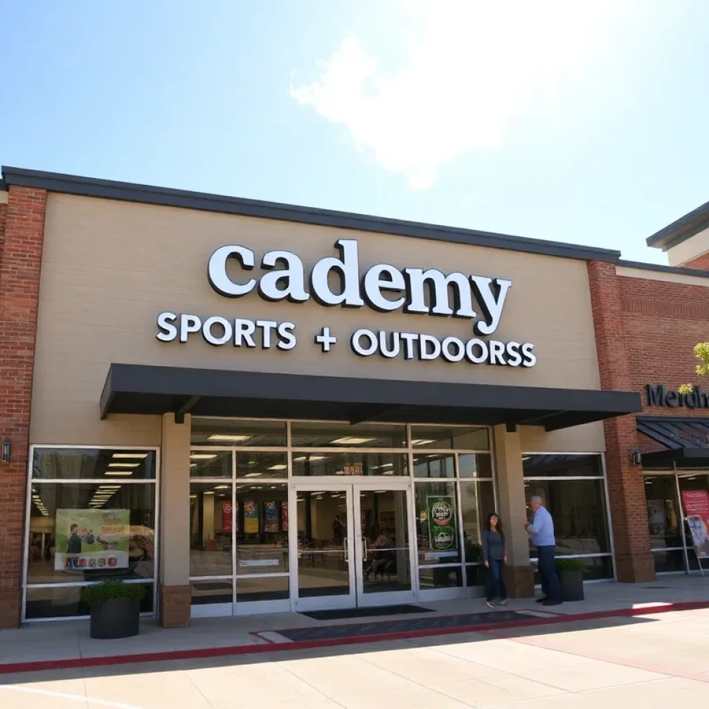 Exterior view of the new Academy Sports + Outdoors store in Beaufort
