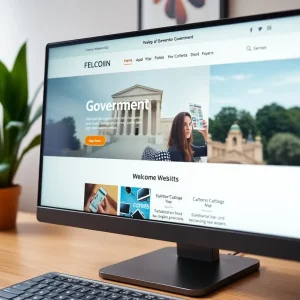 Screenshot of Beaufort County Auditor's updated website features