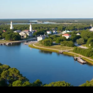 Scenic view of Beaufort County highlighting community landmarks.