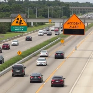 Traffic congestion on a Beaufort County highway