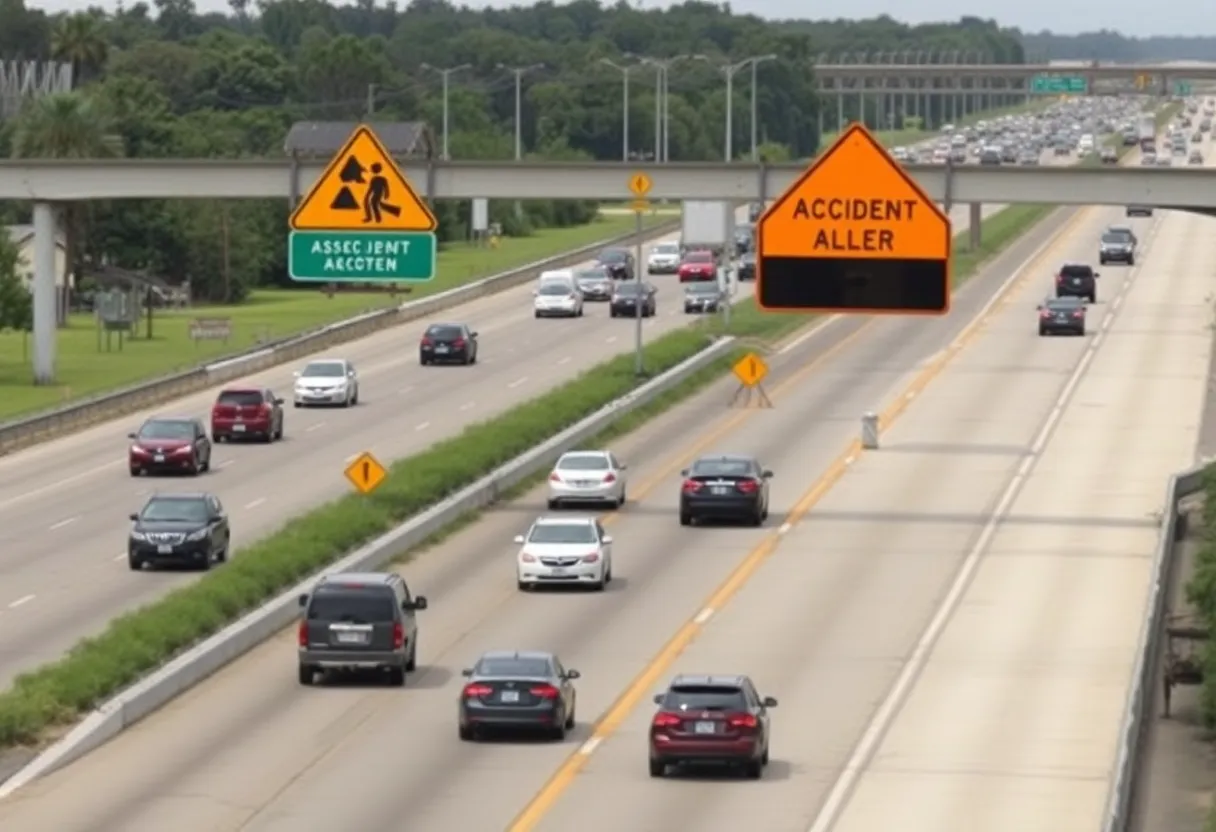 Traffic congestion on a Beaufort County highway