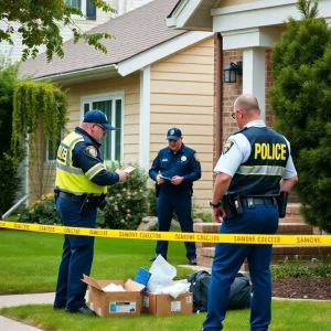 Beaufort County police officers conducting an investigation.