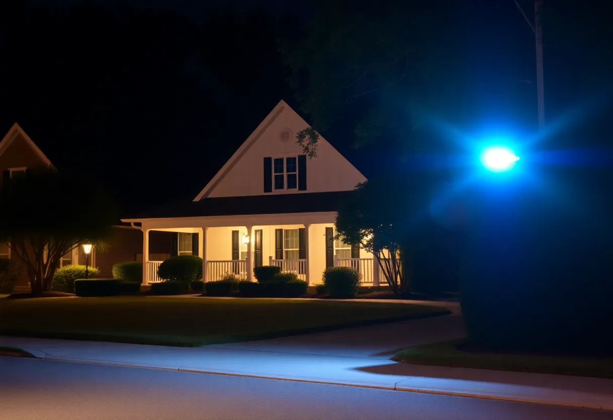 Scene of a targeted shooting in Beaufort County with police presence