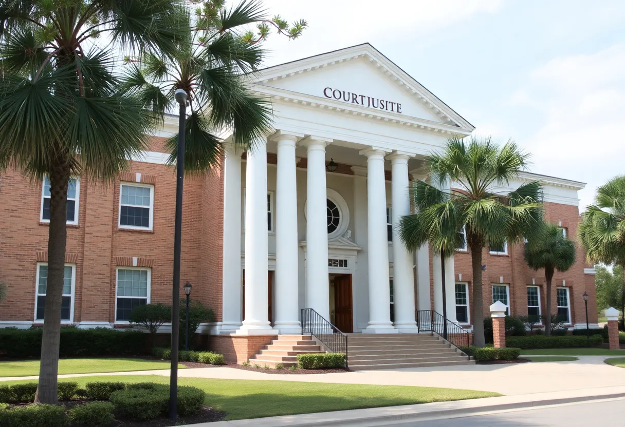 Beaufort SC courthouse symbolizing justice and public safety