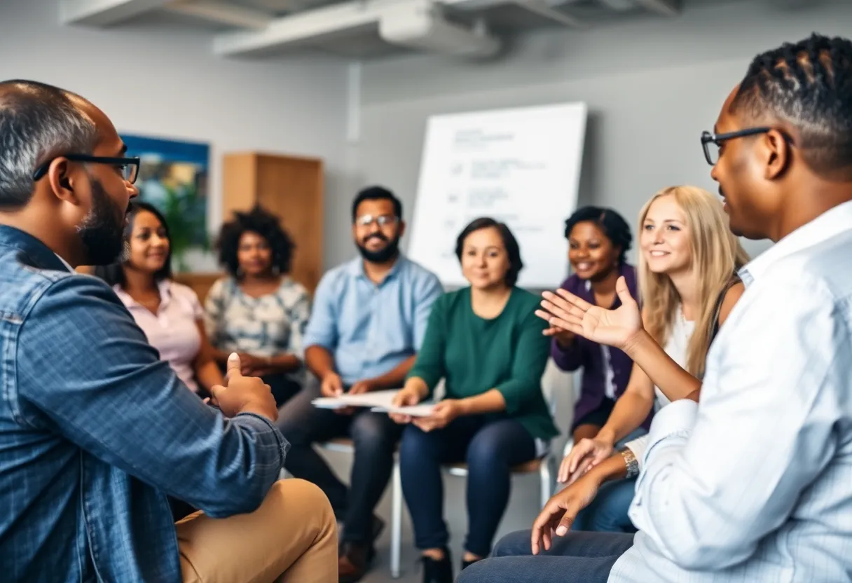 Participants engaging in legal empowerment workshop in Beaufort