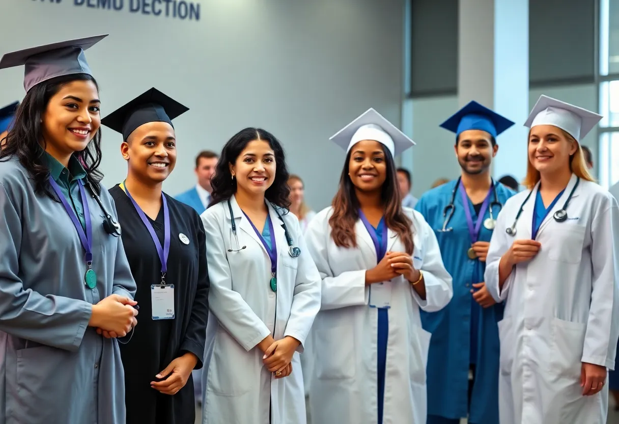 Graduates of the Beaufort Memorial PATH Program during their ceremony