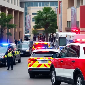 Emergency response at Bluffton shopping center for potential explosive threat