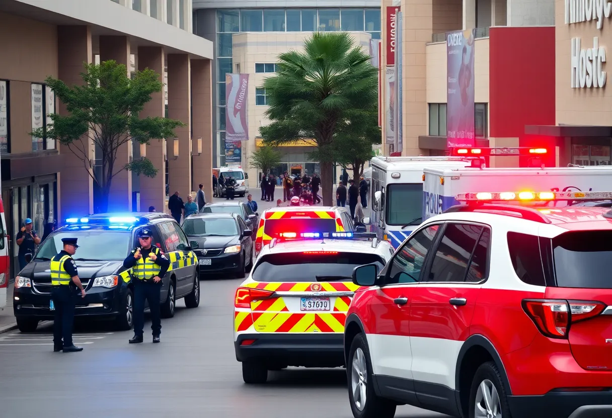 Emergency response at Bluffton shopping center for potential explosive threat