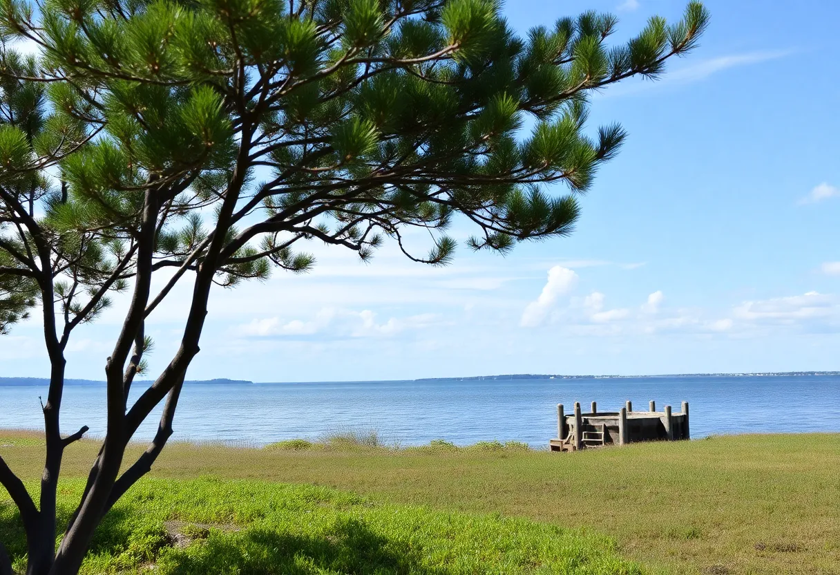 Efforts to restore coastal eroded marshlands at Parris Island