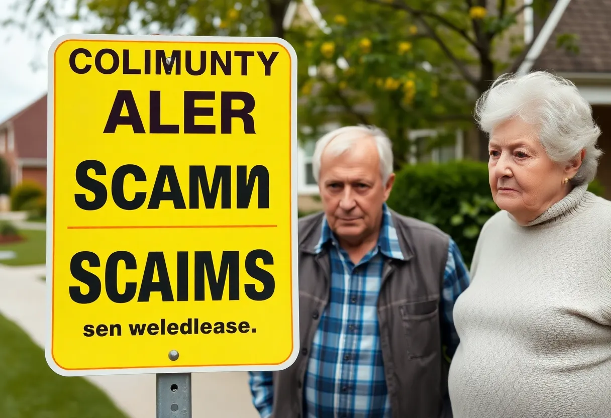 Elderly couple concerned about cryptocurrency scams