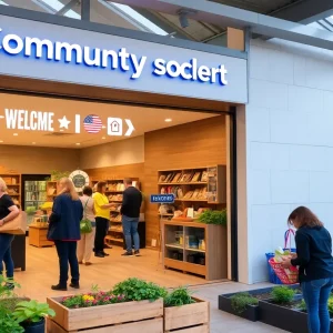 Exterior view of HELP of Beaufort's new community support facility