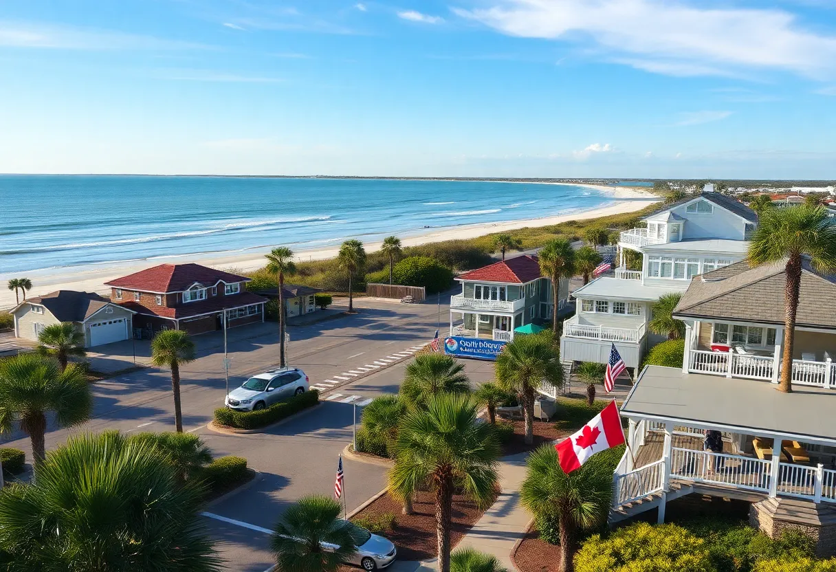Beautiful beach view of Hilton Head Island, highlighting local businesses and tourism.