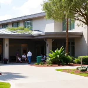 Rendering of new VA clinic in Beaufort County
