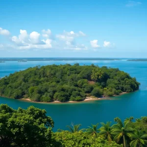 Scenic view of Pine Island showcasing its natural beauty