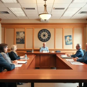 Port Royal Town Council Meeting with members discussing important decisions